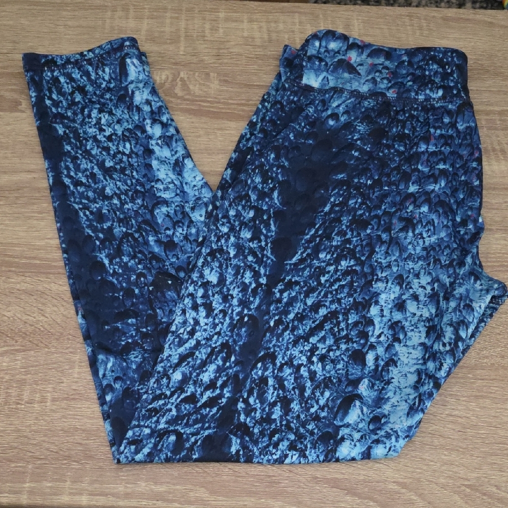 Energie Blue Textured Women's Jeggings